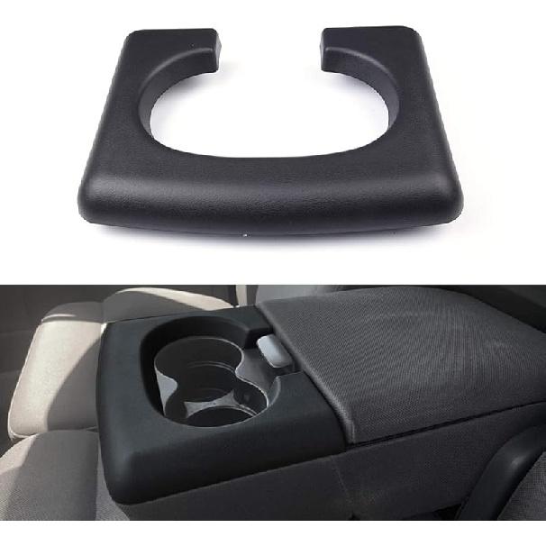 PIT66 Center Console Cup Holder, Compatible with 04-14 Ford F150 Gray