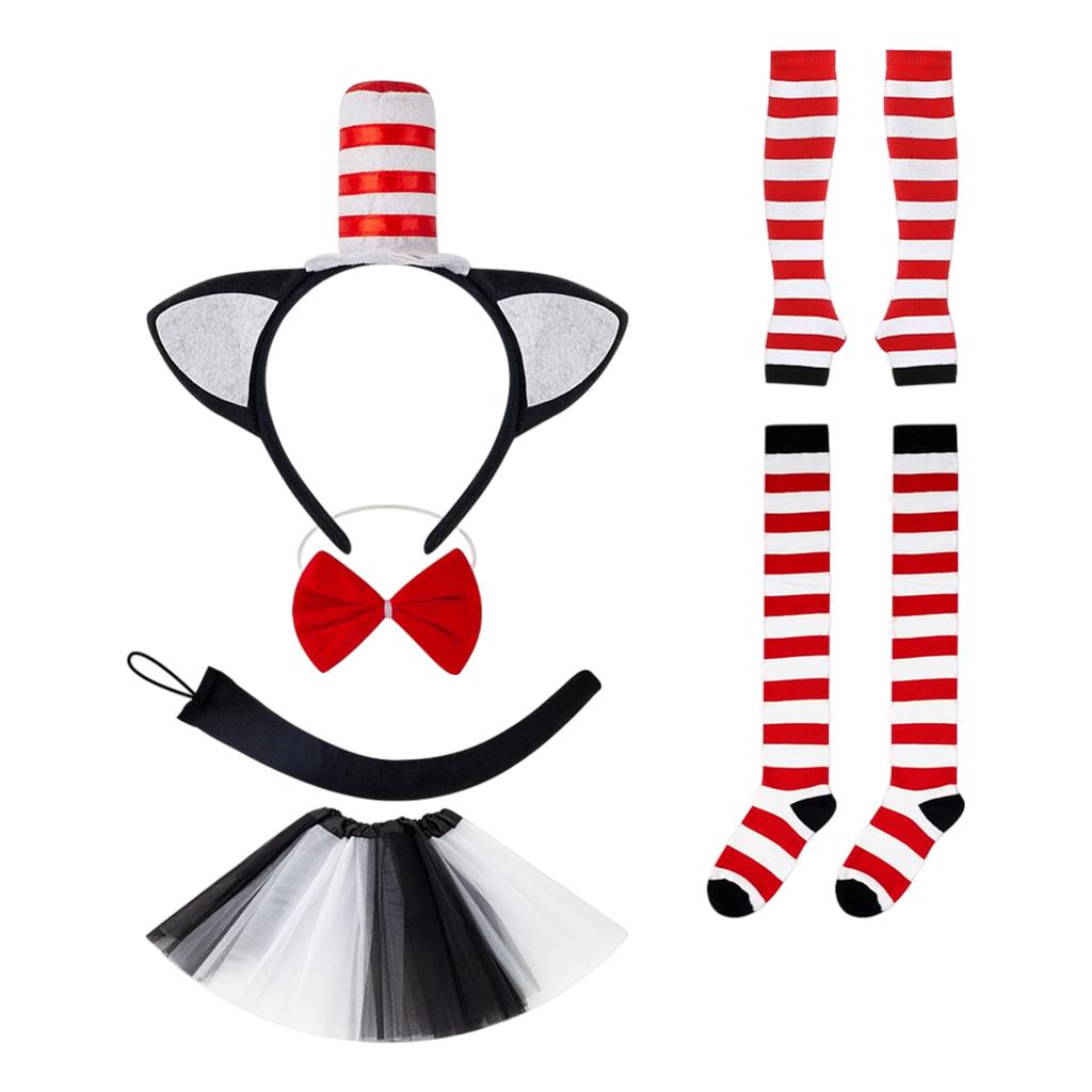 Girls Costume Set,Set Kids Themed Book Day Cosplay Costume With Hat