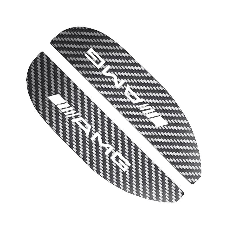 

2Pcs Car Rearview Mirror Rain Eyebrow Carbon Fiber For Mercedes Benz AMG B/C/E/S Clase A C200L GLC W166 W163 W221 Car Accesorios