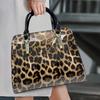 Damen Patentleder Leopardenmuster Handtasche Große Kapazität Pailletten Personalisierte Schulter Schräg Span Tasche