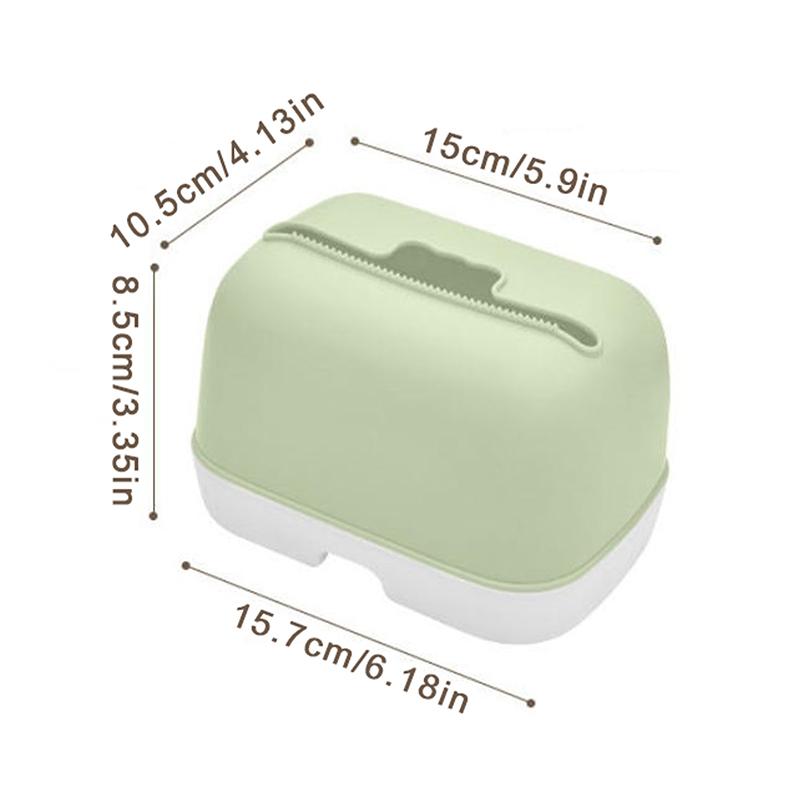 Space-Saving Wall-Mounted Toilet Paper Holder With Tissue Dispenser & Storage-Easy Adhesive Installation Creative Roll Paper Bo