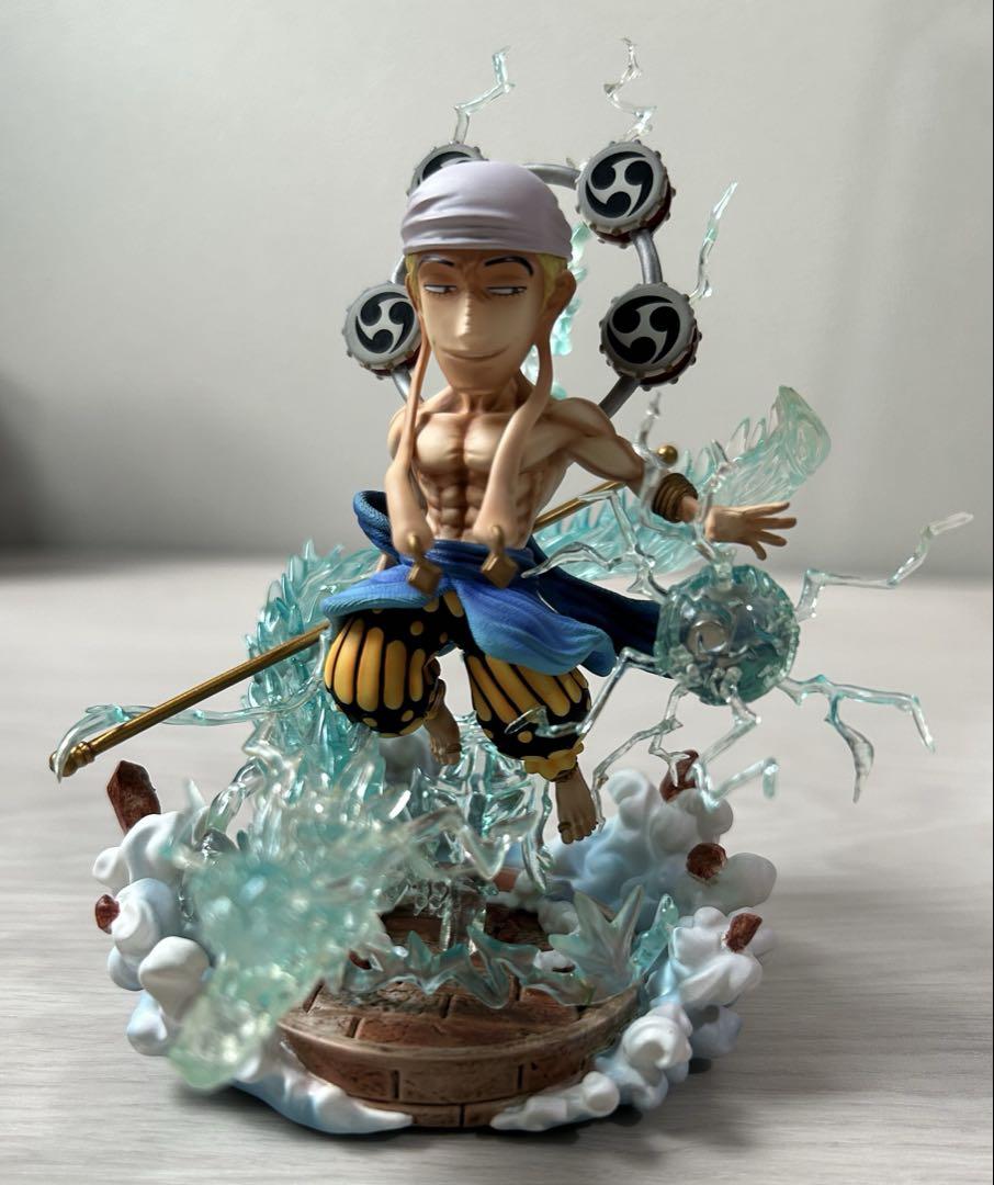 

[USED] One Piece Figure Garage Kid Enel Overseas Authentic