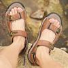 Fashion Dermis Men's Sandals Breathable Summer Leisure Men Shoes Slip On High Quality Soft Casual Sandals for Men Sandals Large Men's
