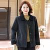 Elderly Women's Plush Lined Winter Jacket