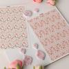 Flower Clay Transfer Paper Bird Flower Transfer Paper Water Soluble Transfer Paper for Clay Earrings Jewelry Making