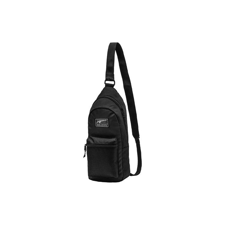 New PUMA Fabric Shoulder Bag Unisex Black 075736-01