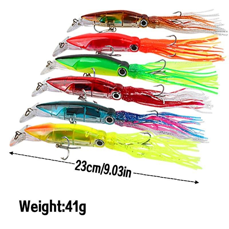 Große Angelköder Tintenfisch Harter Köder Simulation Köder Meeresangelgerät