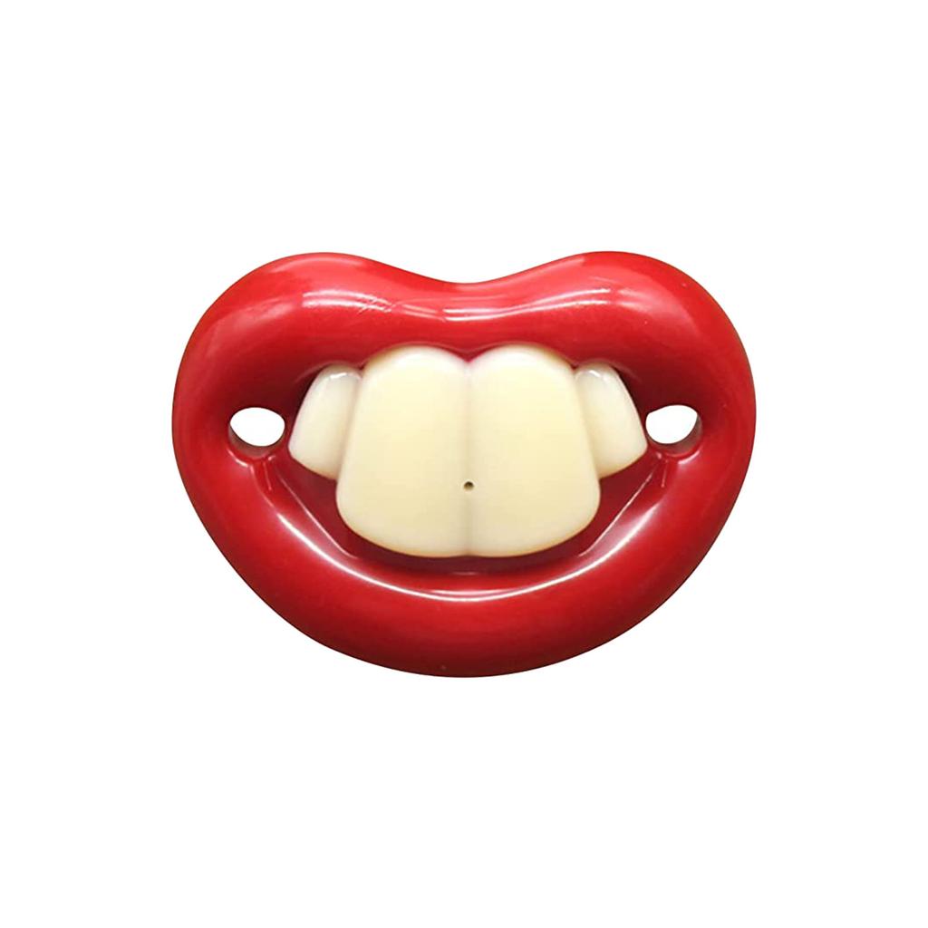 Ciuccio divertente in silicone per bambini Barba Denti Ciuccio divertente da cowboy Tycoon per bambini Ciuccio divertente, Ciuccio divertente in silicone morbido Divertenti capezzoli finti Denti Gomma - Ciuccio per denti