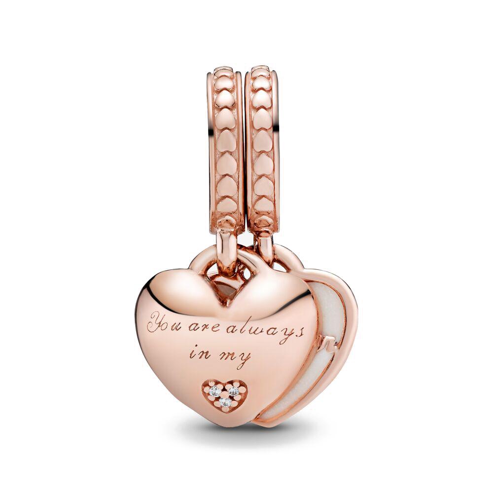 New Copper Rose Gold Locks And Keys Charm Of Chain Bead Fit Genuine Wrist Bracelet Accessories DIY Style Ladies Jewelry