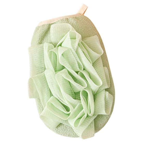 

Мочалка для ванны с высоким водопоглощением, быстрое пенообразование, удаление омертвевшей кожи, отшелушивающее полотенце, принадлежности для ванной комнаты зелёный