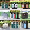 Stainless Steel Outdoor Classified Waste Bin