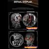 Creative Dynamic Mechanical Skull Head Building Blocks Bone Home Desk Ornament Model Kid Assembly STEM Toy Gift for Boys