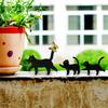 3Pieces Black Cats Garden Stakes Weather Resistant Metal Iron Art Cats Decors For Outdoor Yard And Lawn Patios Balcony