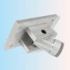 Steel Pole Top Mount Slanted Socket Dance Rectangular Base Plate