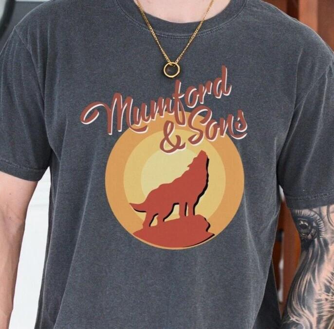 Mumford & Sons The Wolf Comfort Colors T Shirt Size S-5XL M
