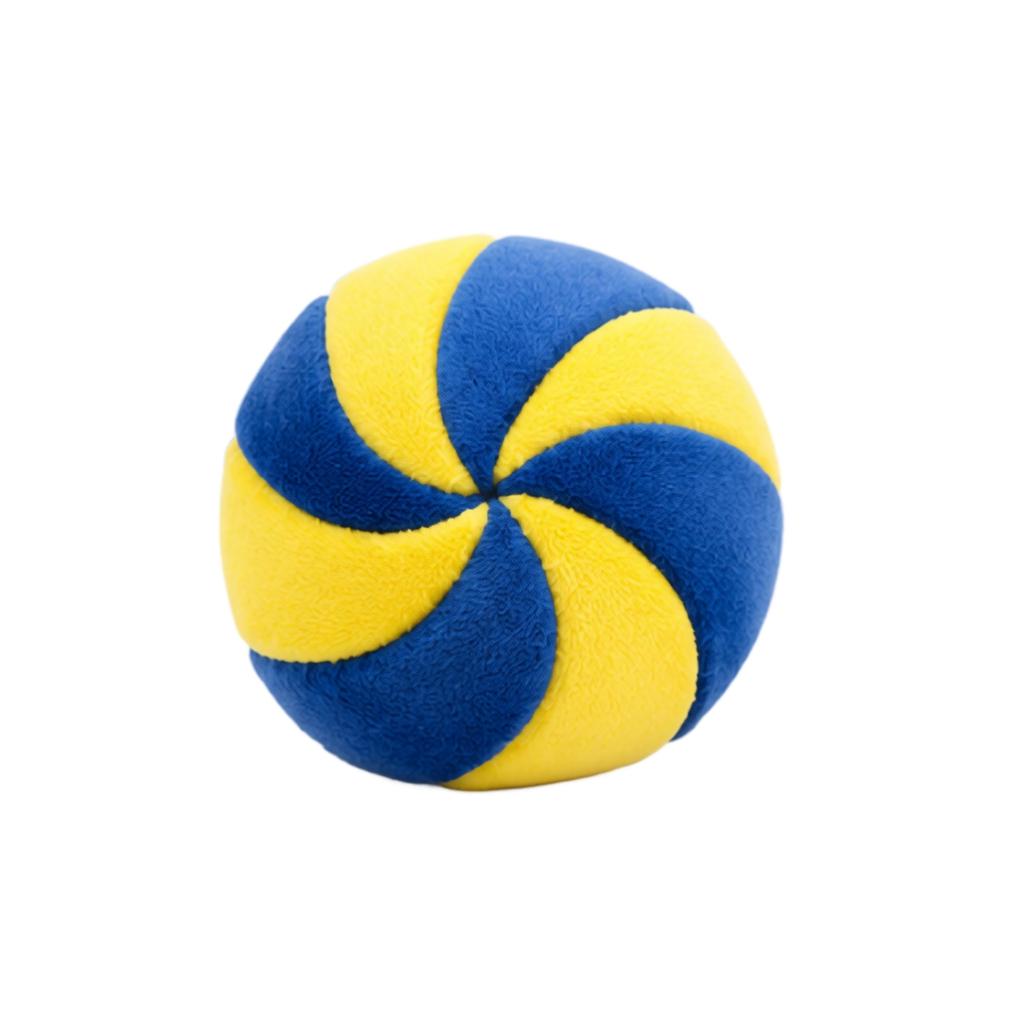 Weicher Plüsch Mehrpanel-Ball Langlebiges Leichtes Kuscheltier Geeignet für Indoor-Spiel und Sensorische Aktivitäten für Kinder und Haustiere