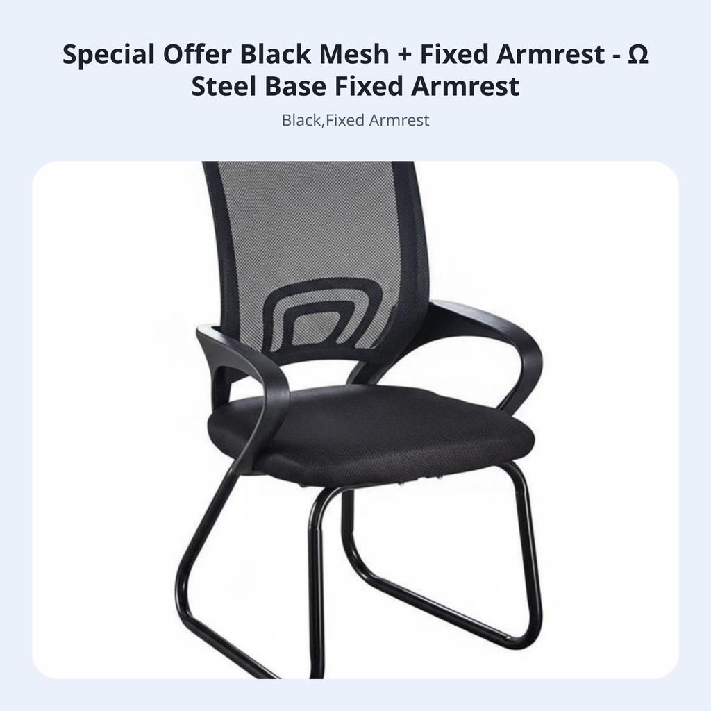 Ergonomic Mesh Spine Chair Adjustable Height Computer Seat Full Rotation Archd Armrests for Students, Dormitory