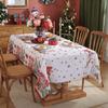 Festive Christmas Tablecloth Waterproof Oil Resistant Digital Print Dining Table Cover