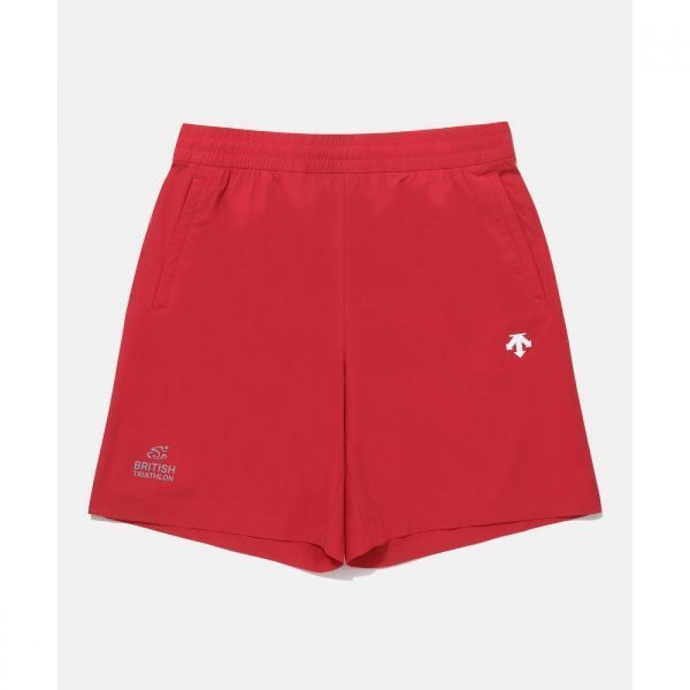 

Descente Gbr 7-дюймовые эластичные тканые шорты красного цвета RED0RED/100