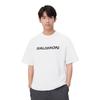 Salomon Logo Round Neck Loose T-Shirt Men Tops White C28059