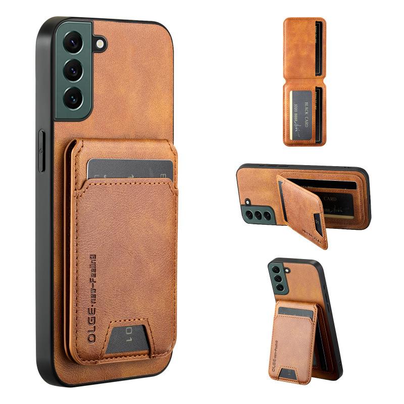 Suitable for Samsung Galaxy S22  Mobile Phone Case 21FE Cow Pattern Leather Magnetic Card Case New S20 Ultra