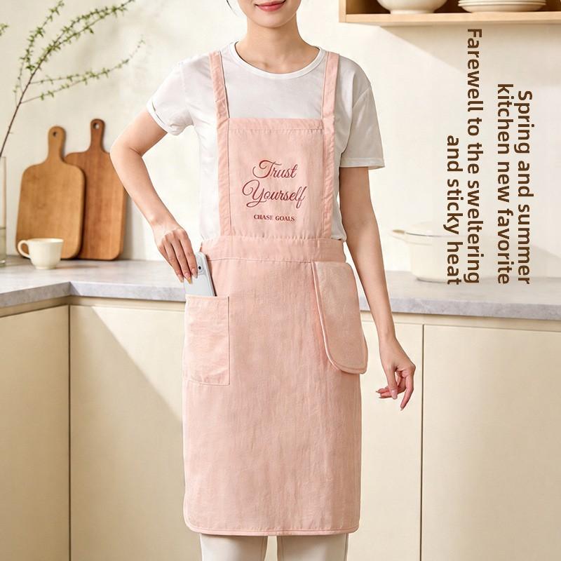 Modern Minimalist Waterproof Breathable Apron For Home Cooking And Food Stain Protection