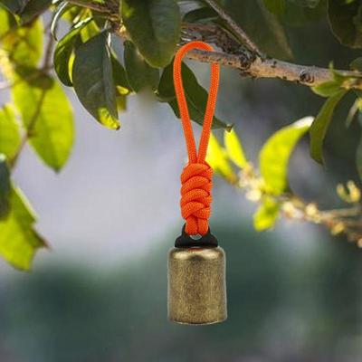 Hiking Bell for Bag Loud Bear Bell Vintage Metal Hiking Bell Outdoor Supplies Multi-Purpose Survival Bag Pendants with Silencer