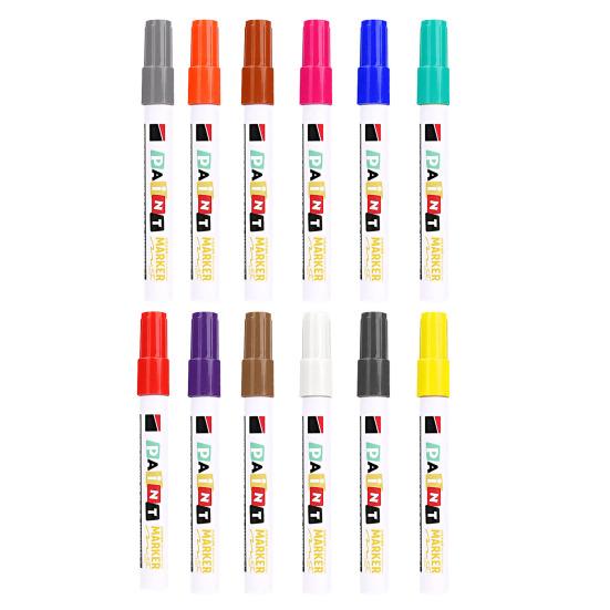 Tombstone Marker Pen Waterproof Headstone Marker for Restoring Faded Inscriptions Tombstone Engraving Highlight Pen