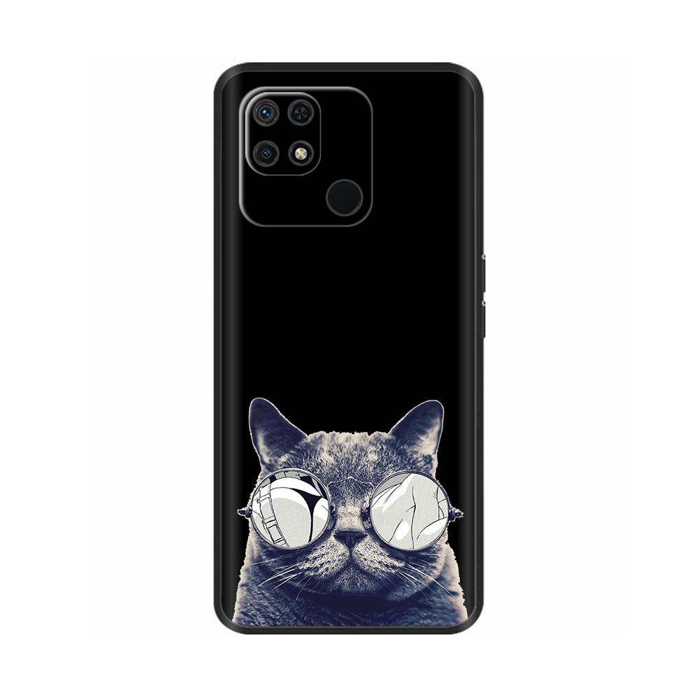 Cover For Xiaomi Redmi 10C Case For Redmi 10C Capas Phone Case Soft Black Silicone Bumper Back Case For Redmi 10C Fundas 6.71"