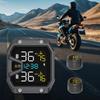 Motorcycle TPMS Tire Pressure Monitoring System LCD Display Motorbike Tyre Pressure Temperature Alarm Motorcycle Accessories