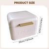 Bread Box Bin Holder Iron Home Decor Food Storage Container Organizer for Countertop Pantry