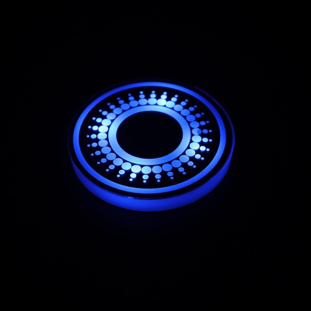 7 Colors Car Illuminated Cup Mat LED Ambient Light Coaster  Vehicle Decoration