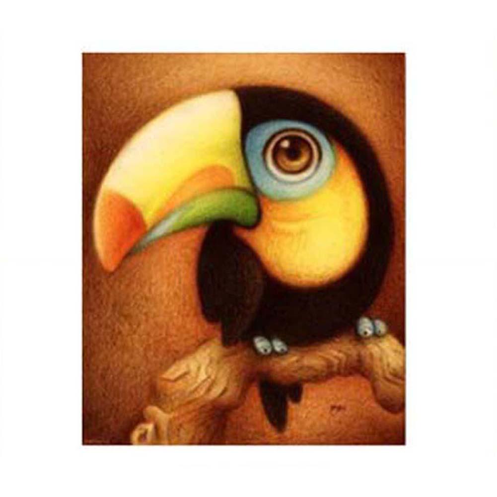 Mosaic Needlework 5D Diy Diamond Painting Cartoon Animal Picture for Child Cross Stitch Round