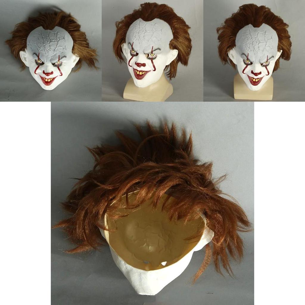 Authentische Stephen King's Es Pennywise Latexmaske Perfekt für Halloween Cosplay Events