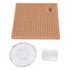 Macrame Board Set Supplies Kit with 30 T Pins for Jewelry Making Handmade Braiding Reusable Cork