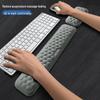 Ergonomic Memory Foam Wrist Support Mouse and Keyboard Pad Set
