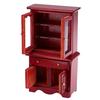 1/12 Puppenhaus Miniaturmöbel Multifunktions Holzschrank Bücherregal Modell Spielzeug