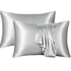 2Pieces Satin Pillowcase Set 50x66cm Optional Color Smooth And Soft Pillow Covers For Hair And Skin Protection