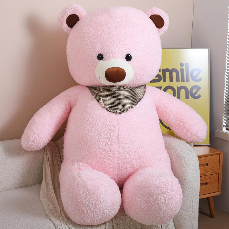 Cartoon big bear teddy bear doll plush toy hug bear doll girl soothing doll birthday gift