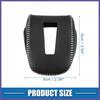 Gear Shifting Knob Cover for Mitsubishi Outlander Faux Leather Black Gray New