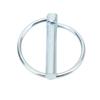 10 Pcs Pin Ring Clips Carbon Steel Annular Pin Ring Clips Clamp Linkage Locking Pin for Bike Trucks Boat Trailers