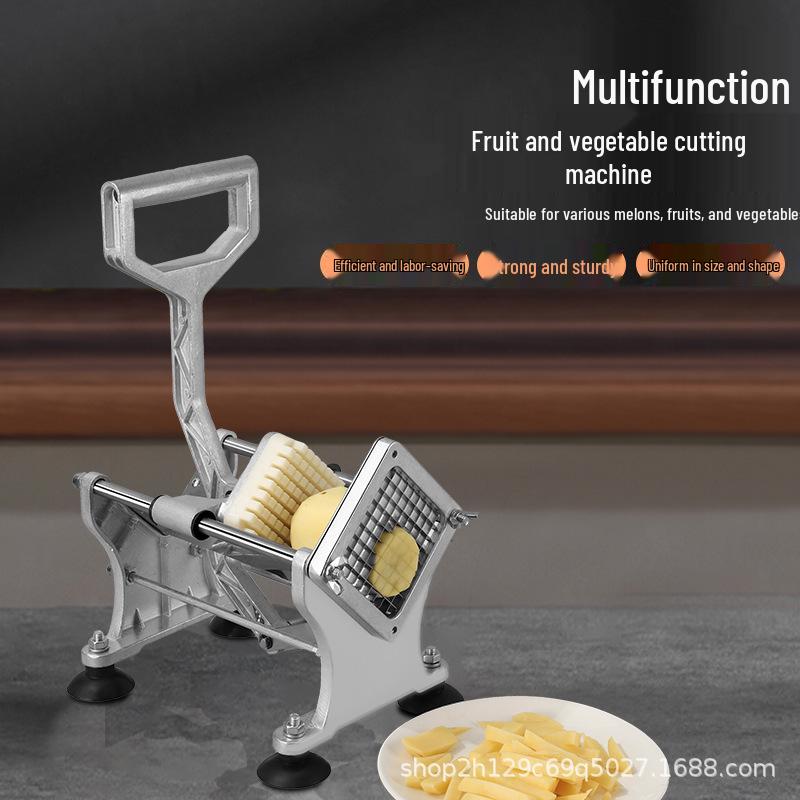 Commercial & Household Vegetable & Potato Cutter: Dice & Strip Cucumbers, Carrots, Lettuce, Onions, and More