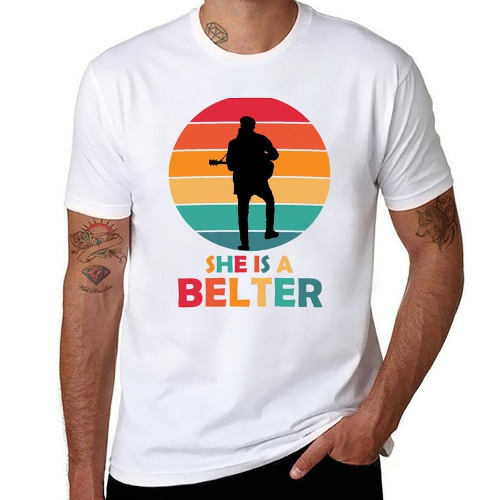 Shes A Belter Gerry Top T Shirt Hat Tshirt Active Sports Short Sleeve Cotton Shirt