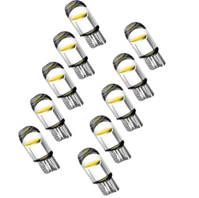 Bubulu 24V T10 LED Position Bulb, License Plate Light, Meter Bulb, White License Lamp,