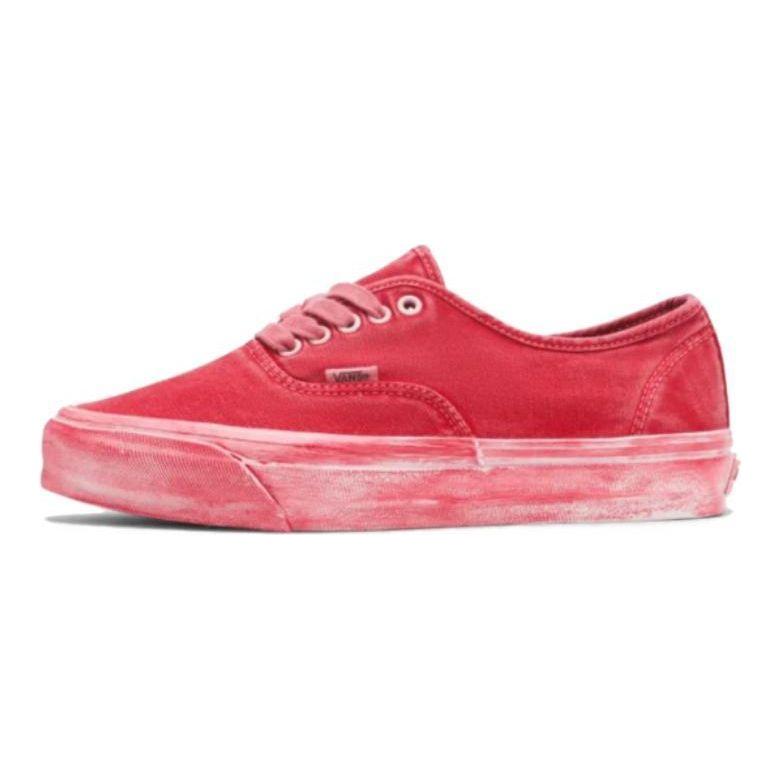 Vans Baskets Unisexe Premium Authentic 44 Purée de Tomate Rouge Teintes par Trempage VN000CQACHK