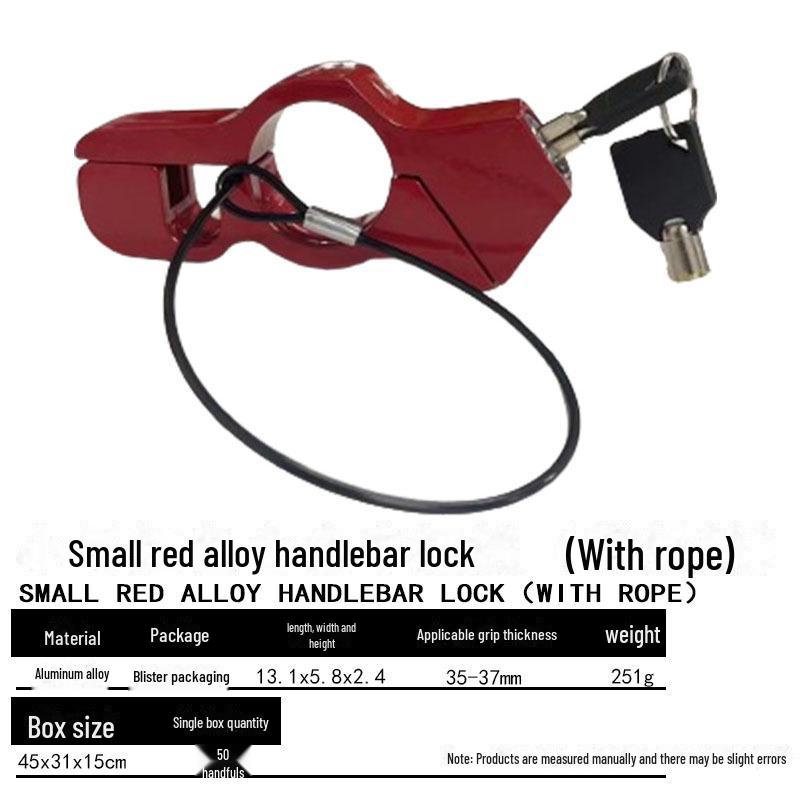 Electric Car Anti-Theft Handlebar Lock with Throttle Lock and Horn for Scooters and Motorcycles