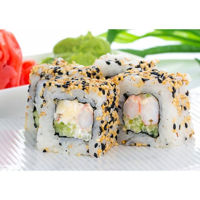 Delicious Sushi Catering Decorative Wall Art: Kraft Paper Framed Mural