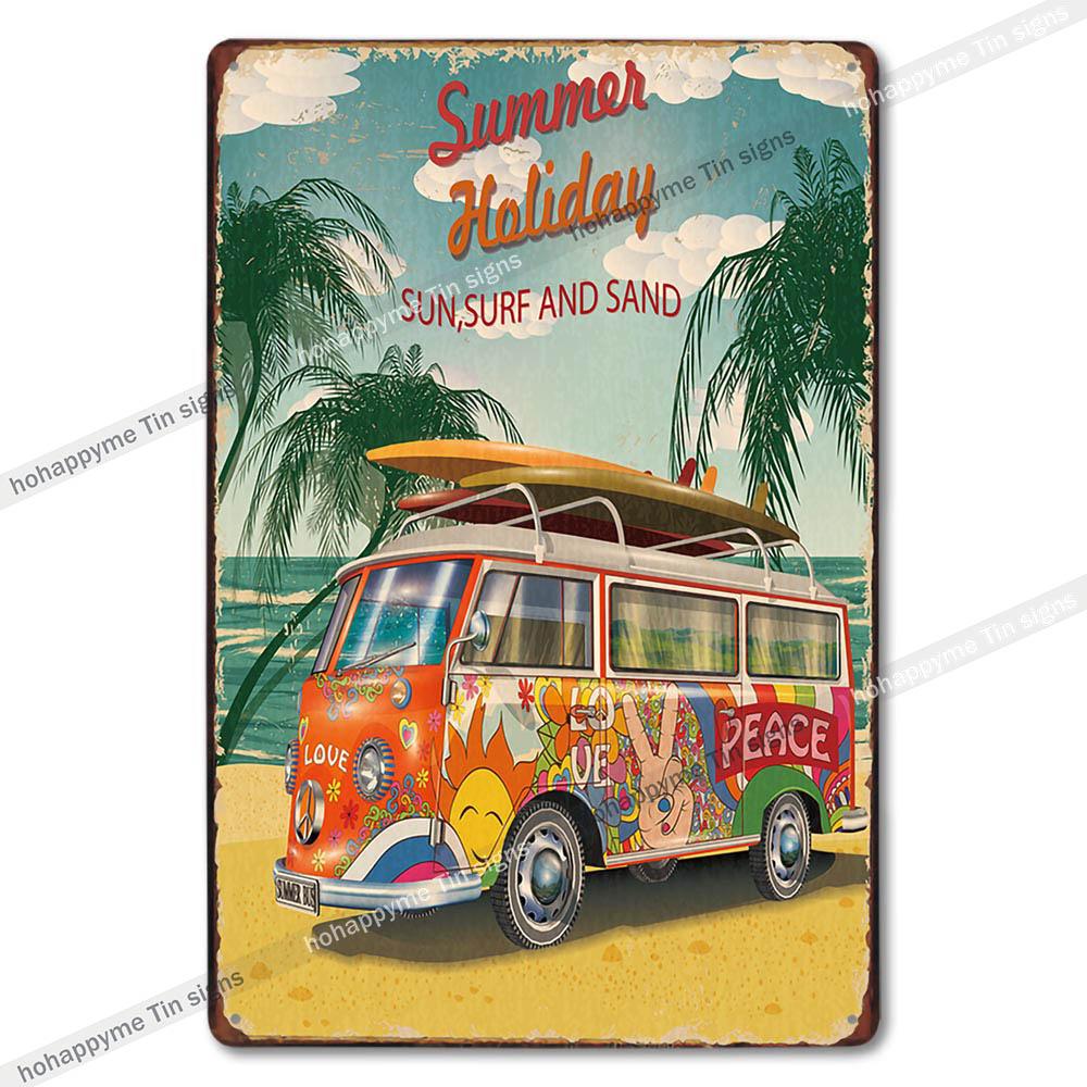 Garage Metal Tin Sign Wall Art Plaque Retro Vintage Auto Repair Shop Decor Man Cave Mechanic Tire Service Bar Pub Decoration