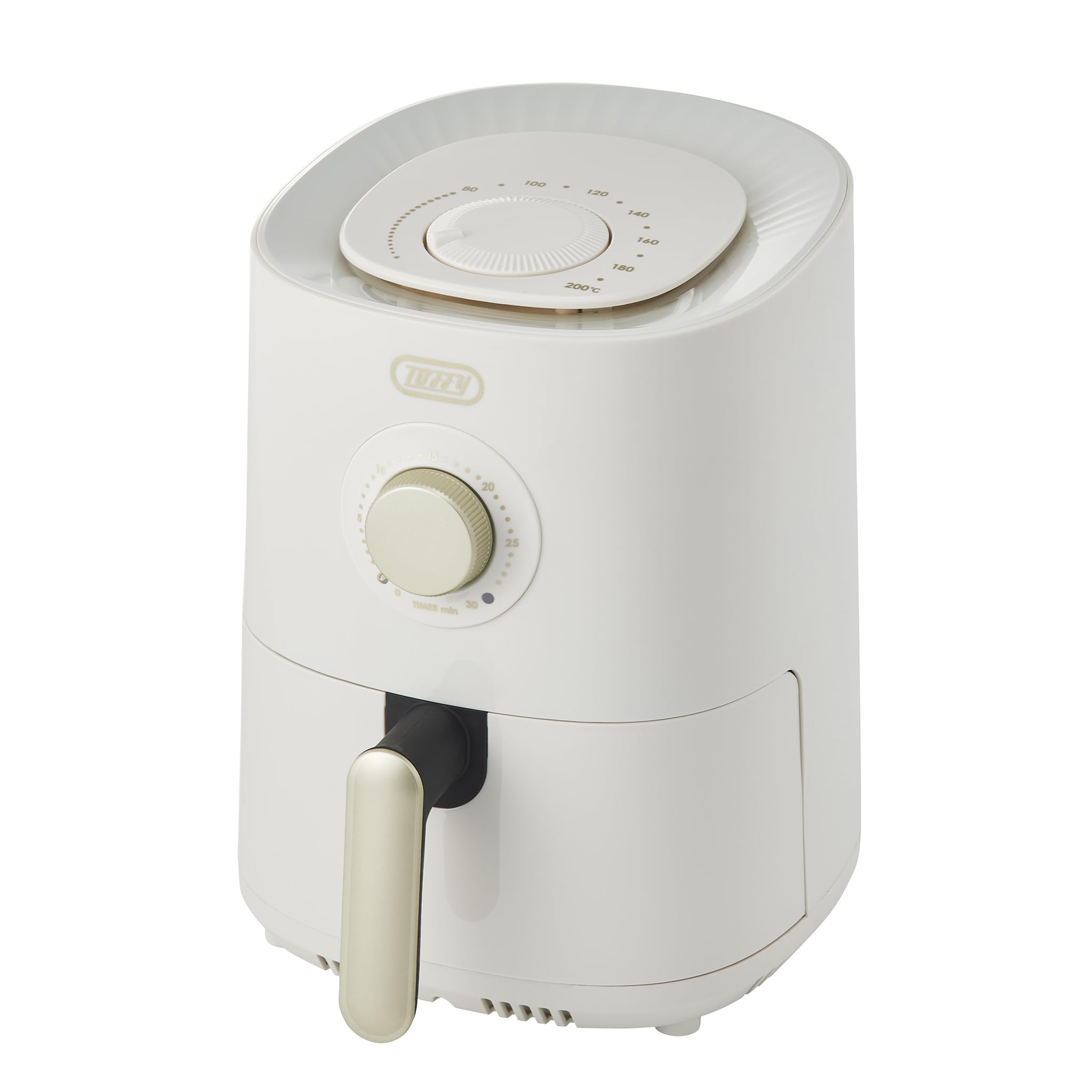 

Air Fryer Mini Healthy Fried food without using oil Compact Washable [Toffy] 1.2L K-HAF1 K-HAF1 (Panna White)