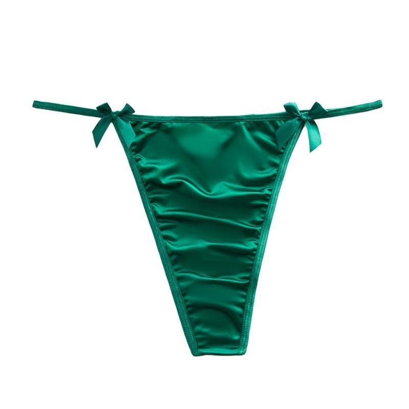 

Большие размеры сексуальные трусики стринги для женщин стринги с низкой талией стринги бант однотонное нижнее белье 4XL